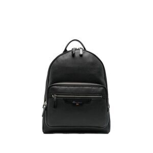 Santoni Black Backpacks Men